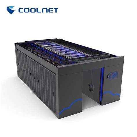 Enclosed Hot Cold Aisle Modular Data Center With Precision Air Conditioning