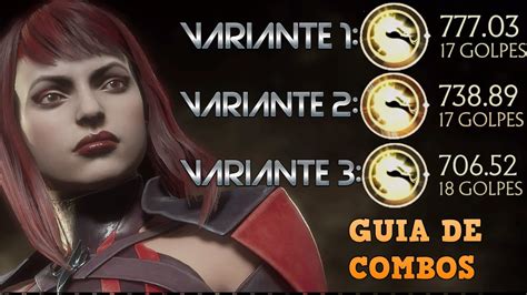 Guia De Combos De Skarlet Variantes Competitivas Mortal Kombat