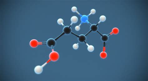 Glutamic acid - 3D scene - Mozaik Digital Learning