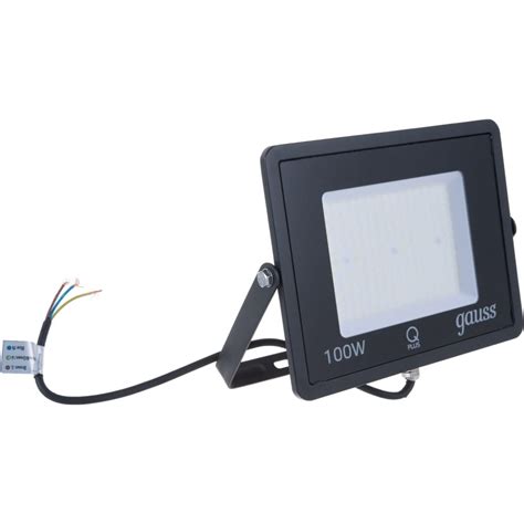 Прожектор Gauss LED Qplus 100W 12000lm IP65 6500К черный 613511100 ...