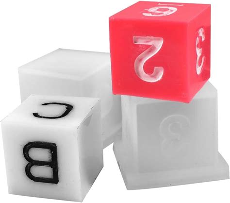 Cotsdan Moldes De Dados De Formas Para Fundici N De Resina Juego De