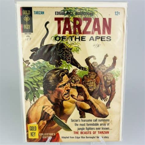 Tarzan Of The Apes Comic Beasts Of Tarzan Gold Key Comic In