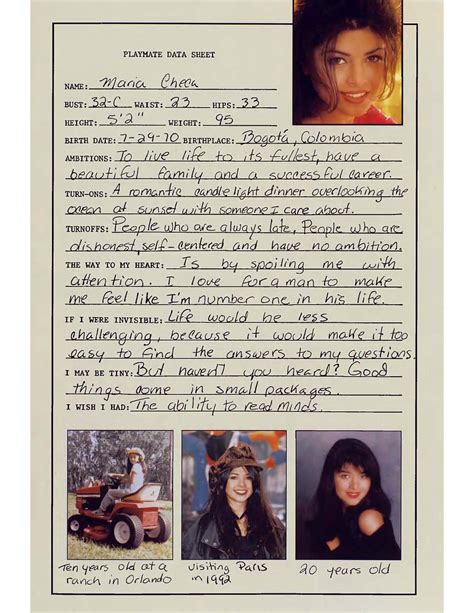 Maria Checa Miss August Nude Playboy Photos Playmate Etsy