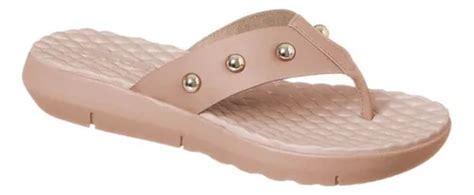 Chinelo De Dedo Feminino Dijean Nude Conforto Parcelamento Sem Juros