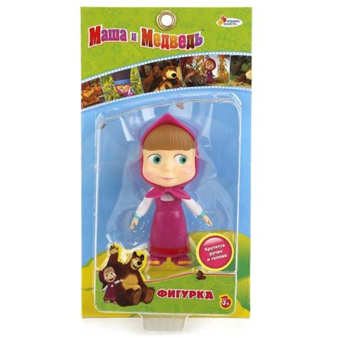 ФИГУРКА "МАША И МЕДВЕДЬ" МАША В РОЗОВОМ ПЛАТЬЕ — Магазин Мультгерой ...