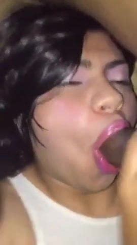 Latina CD Sucking Black Cock Gay Crossdresser Suck Porn XHamster