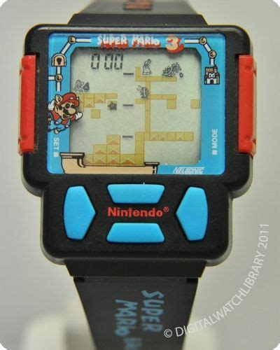 Nelsonic Super Mario Game Vintage Digital Watch Digital Watch