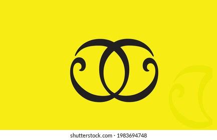 Alphabet Letters Initials Monogram Logo Oo Stock Vector Royalty Free