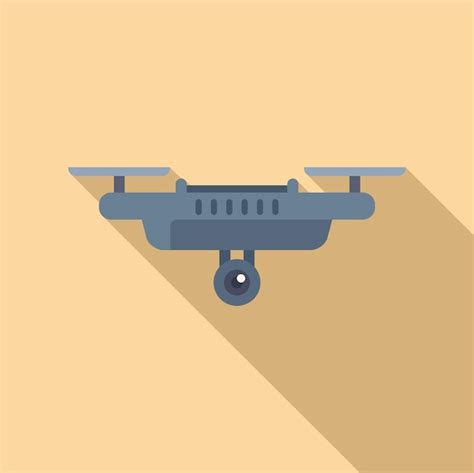 Icono De Operador De Control De Drones Vector Plano Control Aéreo