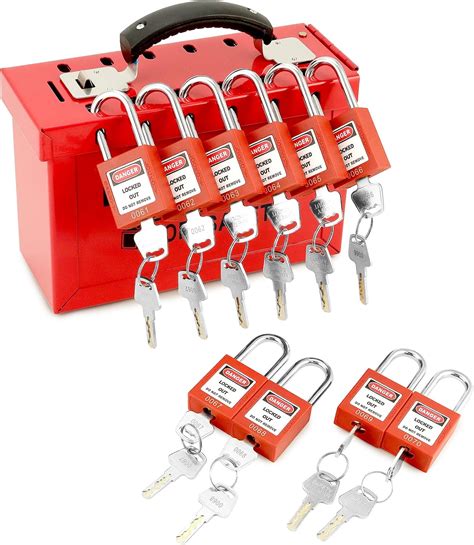 qwork lockout tagout lock box kit   keyed philippines ubuy