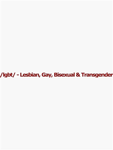Lgbt Lesbian Gay Bisexual Transgender Chan Logo Art Print For Sale By FlandresBowler