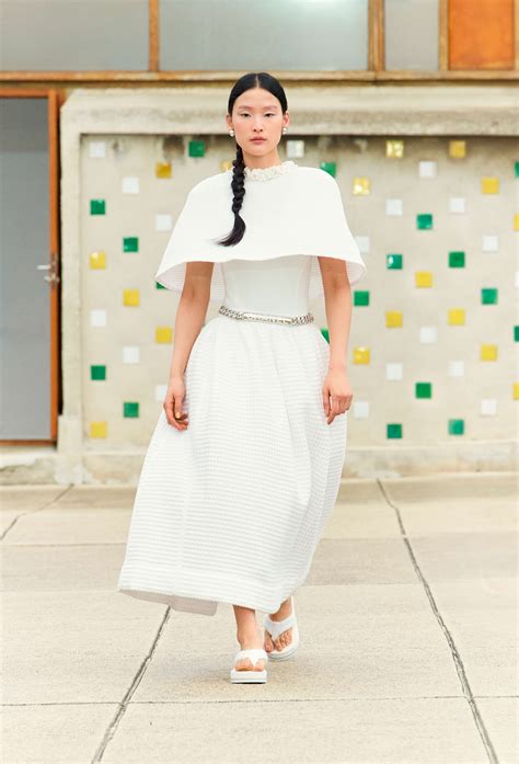 Bikini Stretch jersey weiß bordeaux Mode CHANEL