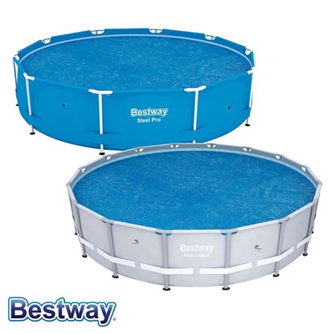 Pokrywa solarna do basenu o średnicy 457 i 488 cm - Bestway 58253 ...