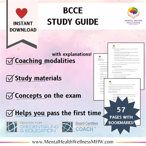 Board Certified Coach Exam Study Guide
