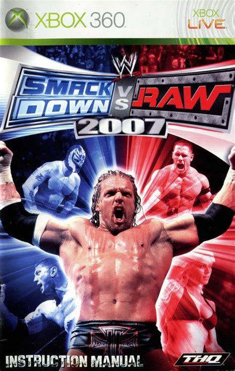 Wwe Smackdown Vs Raw 2007 Cover Or Packaging Material Mobygames