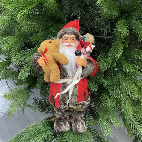 Санта Клаус сувенир под елку 30 см - купить по выгодной цене в интернет ...