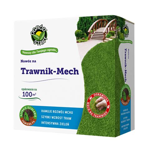 Nawóz do Trawy Trawnik Mech granulowany 3 kg karton