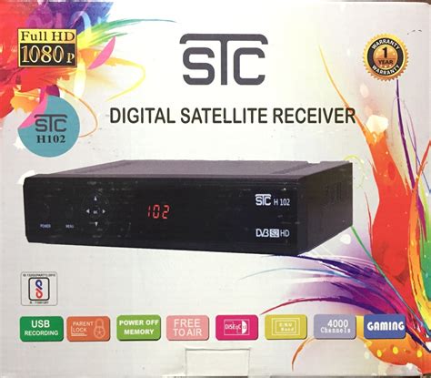 Buy STC H-102 Mpeg-4 Free To Air Digital Satellite Receiver DVB-S2 Box ...