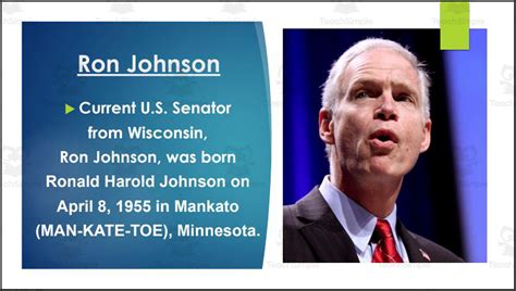 Current Wisconsin Governor U S Senators Reps Bio Ppt Bundle By