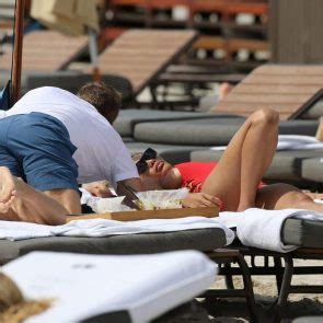 Jessica Ledon Nude Nipples On The Beach Scandal Planet