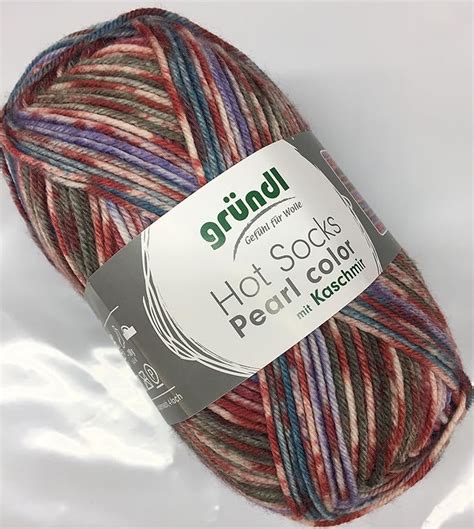 Amazon de Gründl Hot Socks Pearl Color Fb weiche Wolle mit Kaschmir