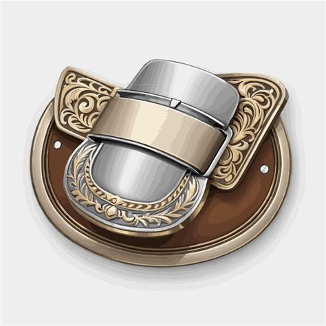 Premium Vector Cowboy Belt Vector On A White Background