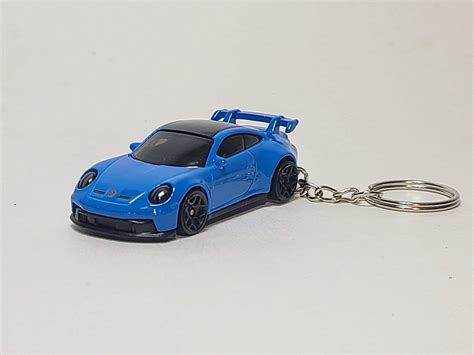 Custom Made Hot Wheels Porsche 911 Keychain Ornament Etsy