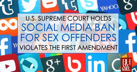 SCOTUS Declares Social Media Ban For Sex Offenders Unconstitutional