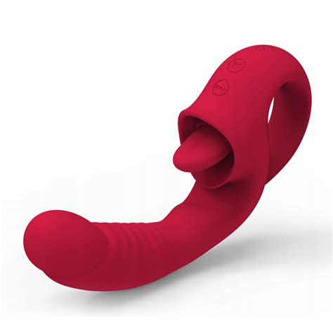 Wibrator Damski Kobiet Masażer Liżący Języczek Łechtaczki Penis Dildo Pkt G 5906271081401