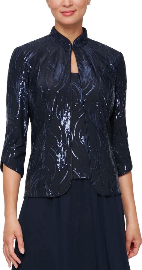 Alex Evenings Sequin Twinset - ShopStyle Tops