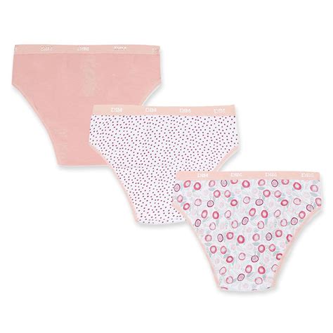 Braga bikini niña pack x3 estampada algodón Dim