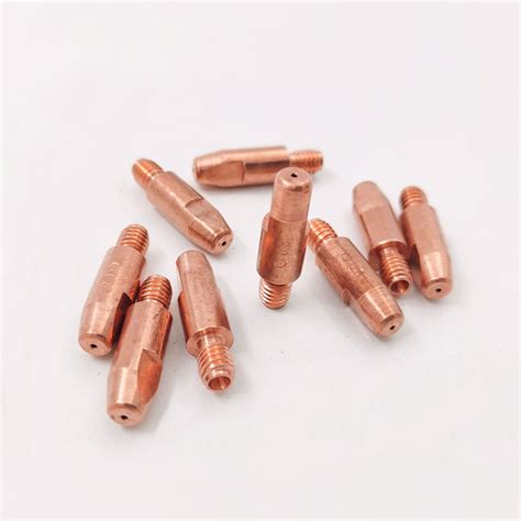 Токовый наконечник для полуавтомата Abicor Binzel MIG М6х28х0.8 мм 10 ...