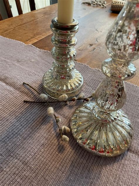 Felted Wool Pussy Willow Twig Table Accents Rustic Spring Decor Easter And Passover Decorating