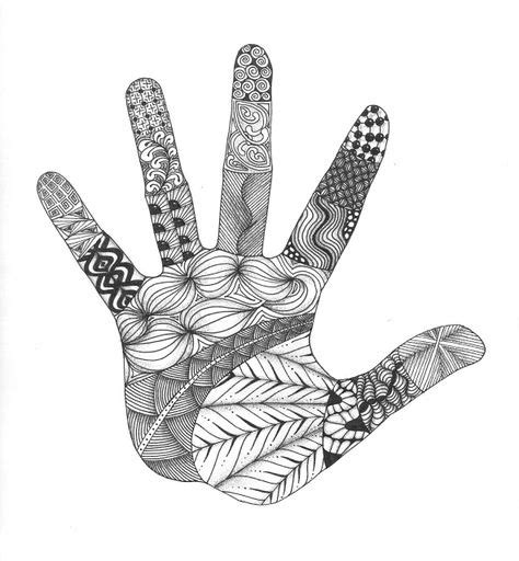 57 Beste Afbeeldingen Van Zentangle Hands Zendoodle Zentangle En