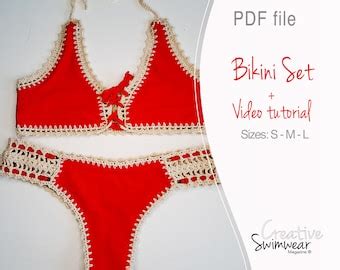 Pattern Bikini Etsy