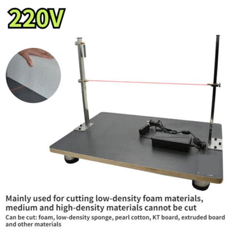 Hot Wire Foam Cutter Tabletop Styrofoam Cutting Tool Sponge Cutting Machine New EBay