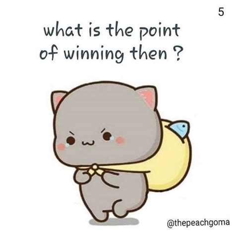 Peach and Goma Comics are The Cutest! | Cute cat gif, Cute cartoon images, Cute love pictures