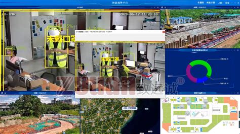 Ai智能分析 安全帽检测算法配套多目标跟踪球在智慧工地中应用