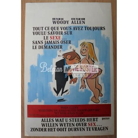 EVERYTHING YOU ALWAYS WANTED TO KNOW ABOUT SEX Belgian Movie Poster Store