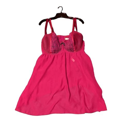 Cacique Intimates Sleepwear Nwt Cacique Pc Lingerie Seriously Sexy Collection Hot Pink