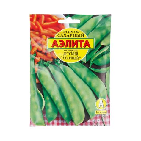 "Аэлита" Семена 5 Горох детский, сахарный 25г купить за 65,00 ₽ в ...