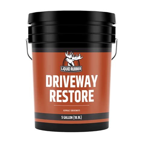 Driveway Sealer - Restore & Protect Asphalt or Blacktop – Liquid Rubber