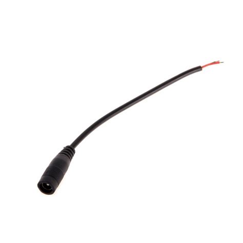 Купить Коннектор питания DC 12V "мама" с кабелем по оптовым ценам