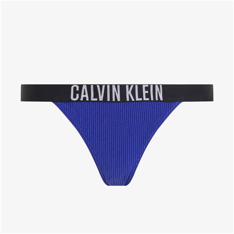 Calvin Klein Intense Power Rib Kadın Mavi Bikini Altı KADIN Mayo Bikini SuperStep