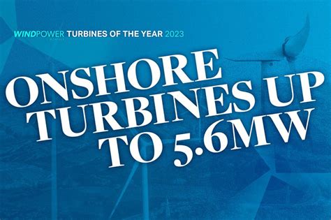 Turbines Of The Year Windpower Monthly