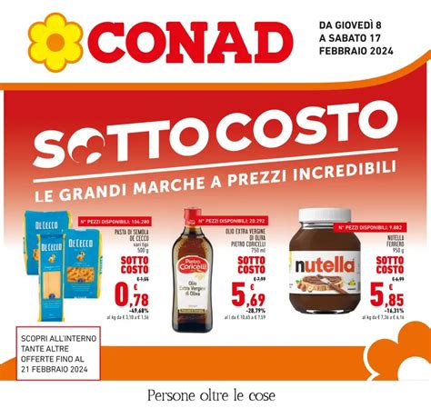 Conad Toscana Sottocosto Anteprima Volantino Dal 8 02 2024