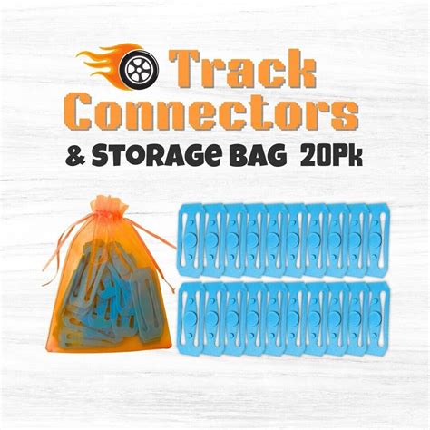 Hot Wheels Track Connector Piece Hot Wheel Compatible Connectors Hotwheels Replacement Parts Etsy