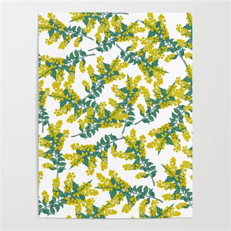 Australian Wattle Poster By Marlene Holdsworth Society6