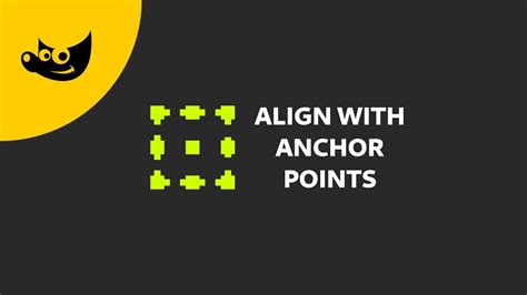 New In Gimp Align Object With Anchor Points Youtube