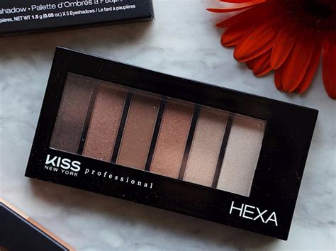 Kiss Hexa Eyeshadow Palette In Nude Brown Review Swatches Demo Raincouver Beauty
